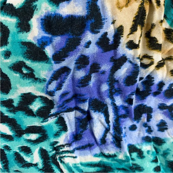 Maxi Medium 8 10 Dress Animal Print Long - Picture 3 of 5